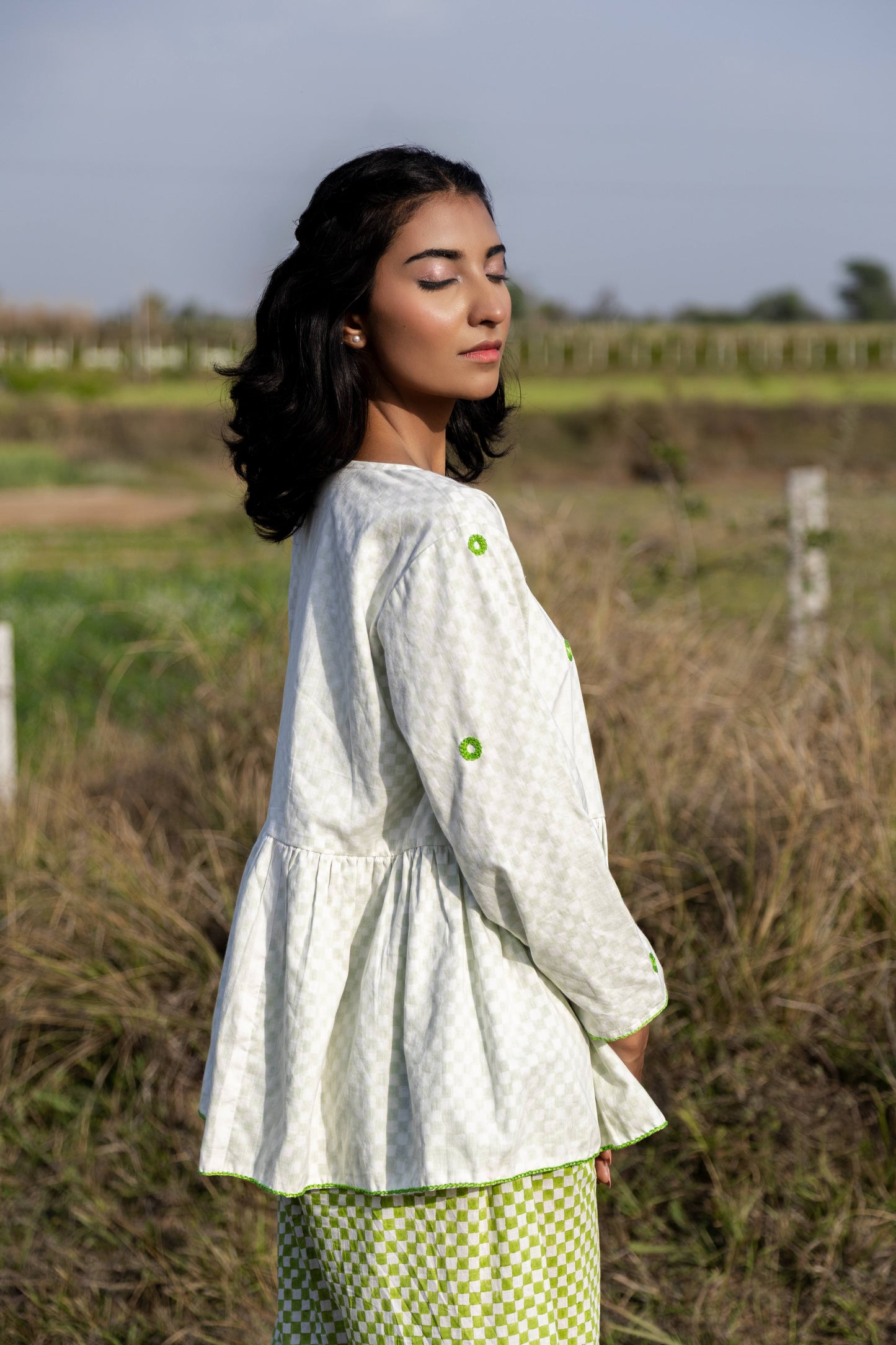 White Sienna Wrap Jacket Top