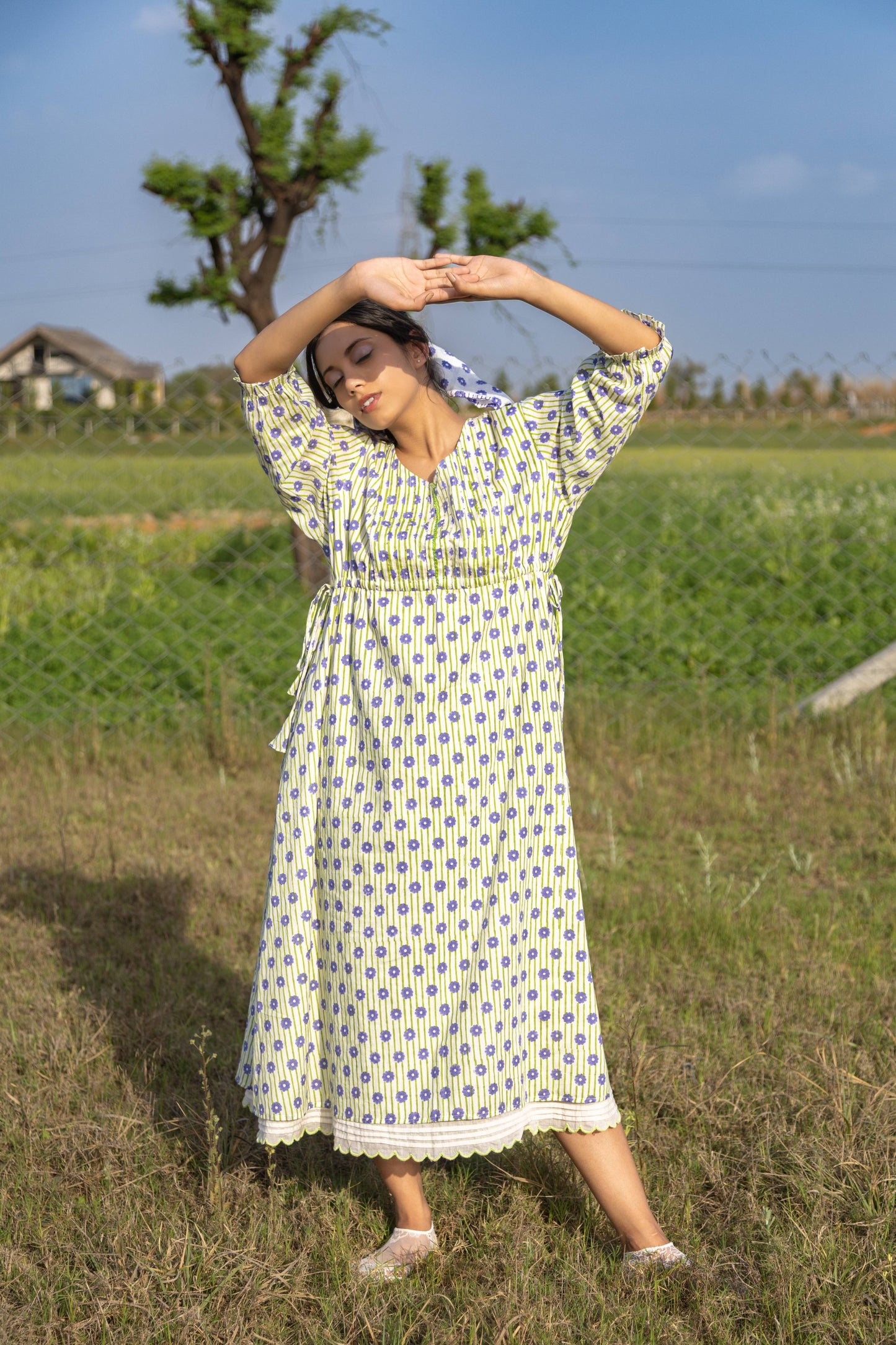 White Dandelion Days Dress