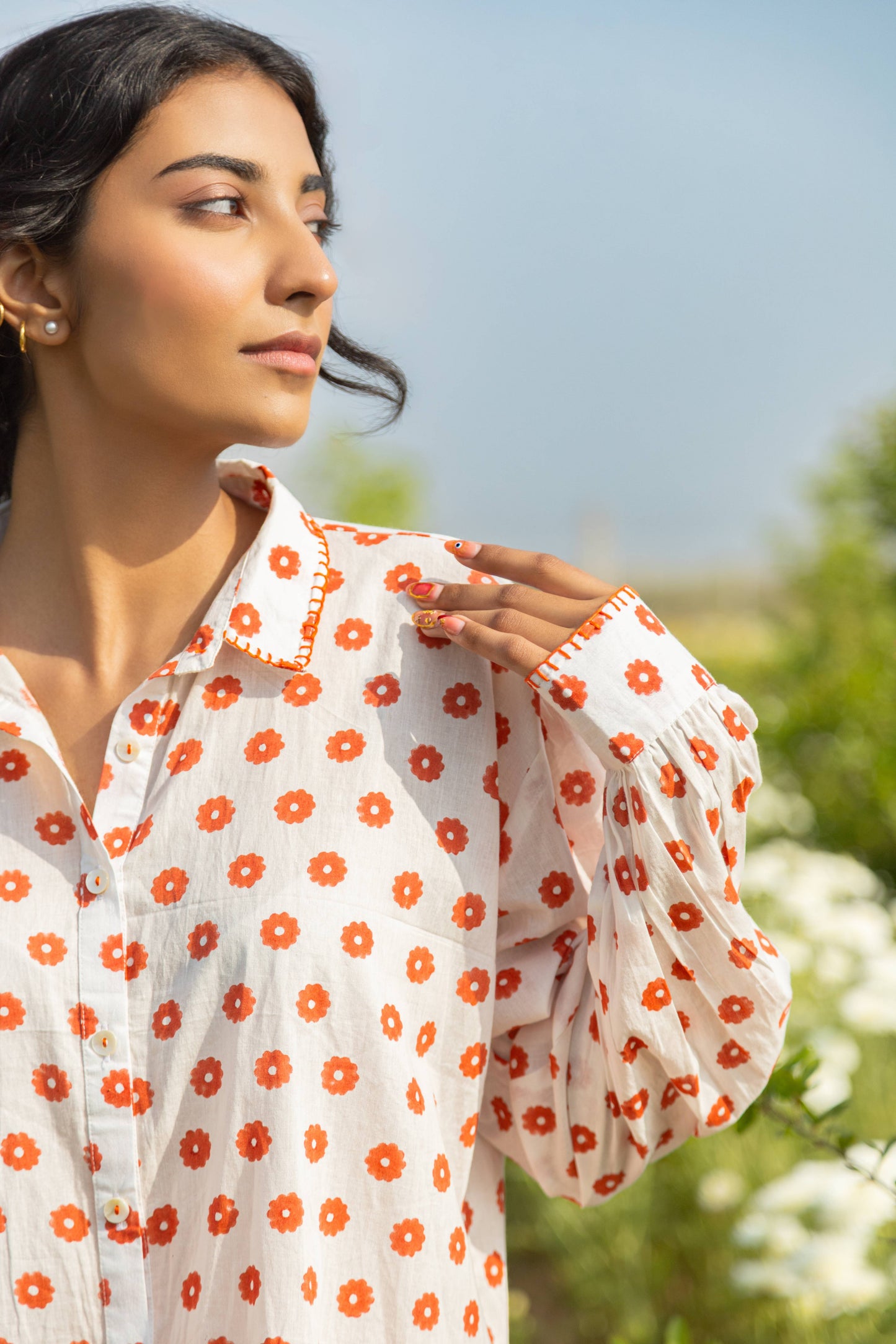White Autumn Trail Shirt