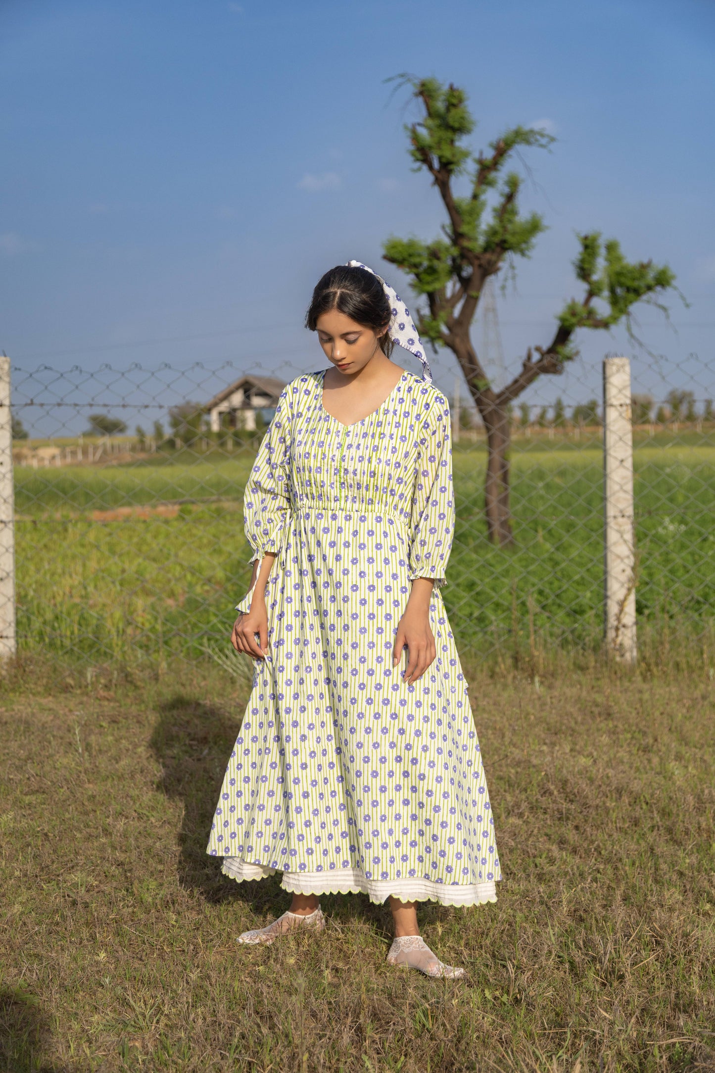 White Dandelion Days Dress