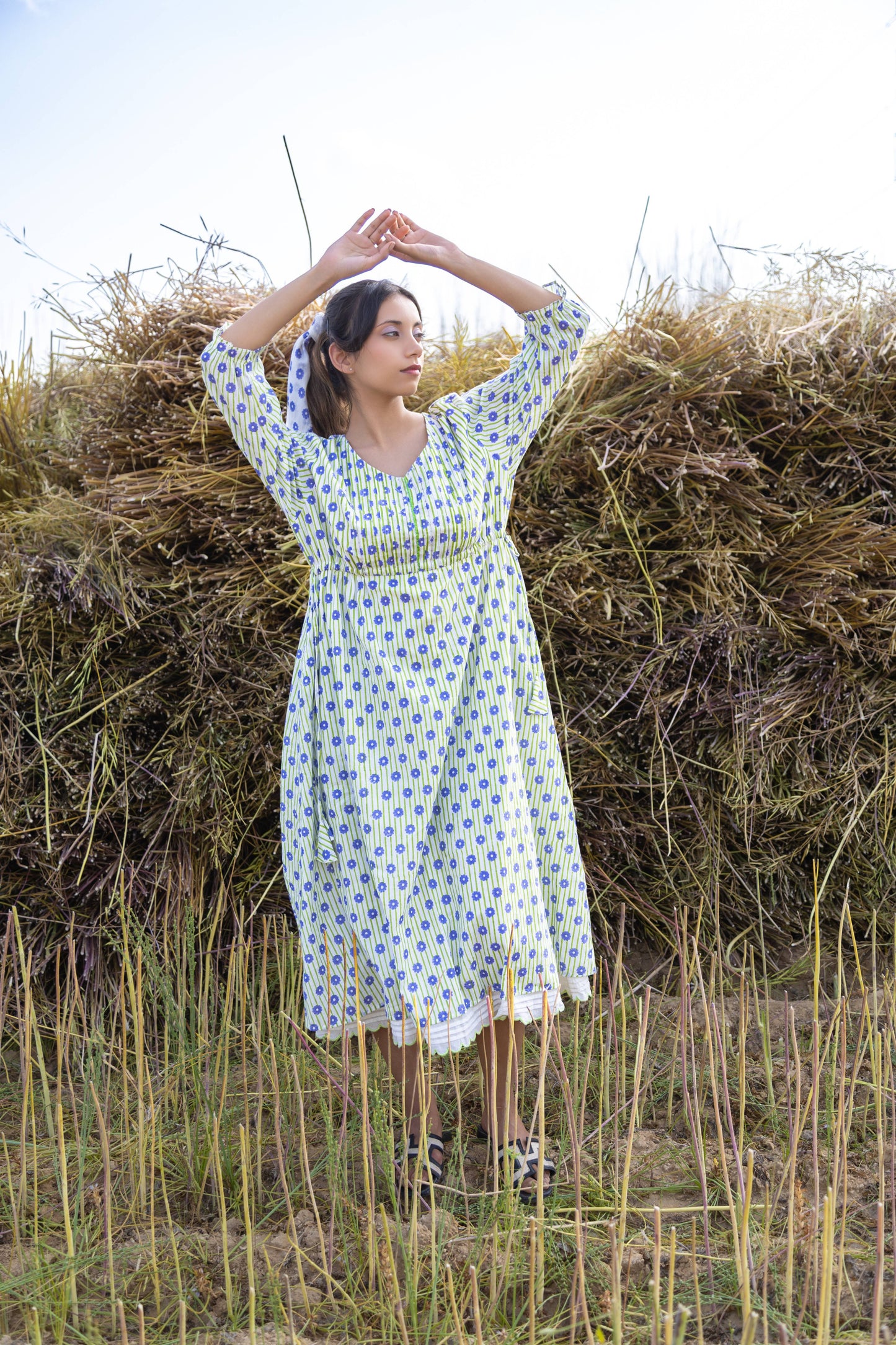 White Dandelion Days Dress
