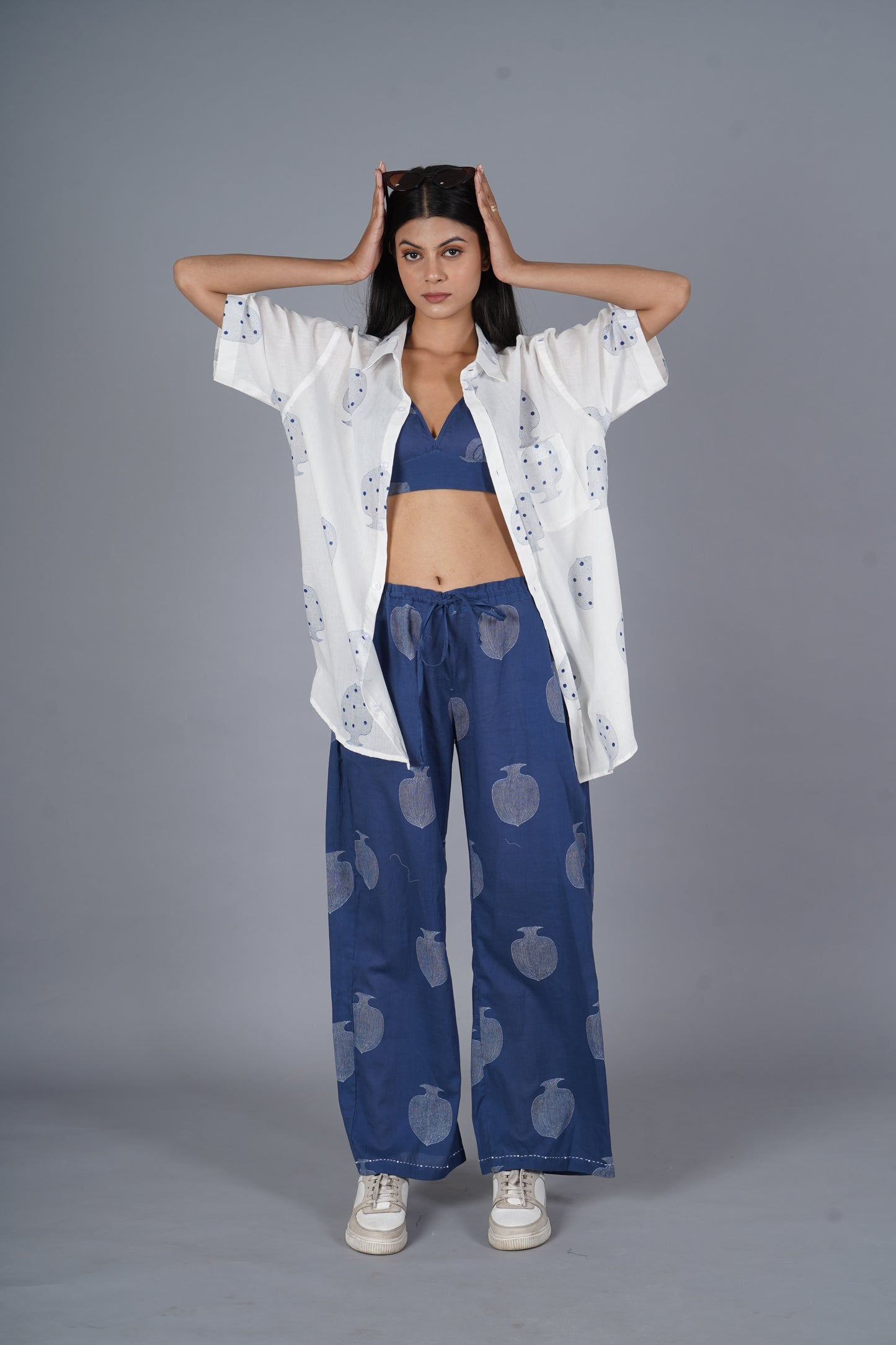 Earth blue pant