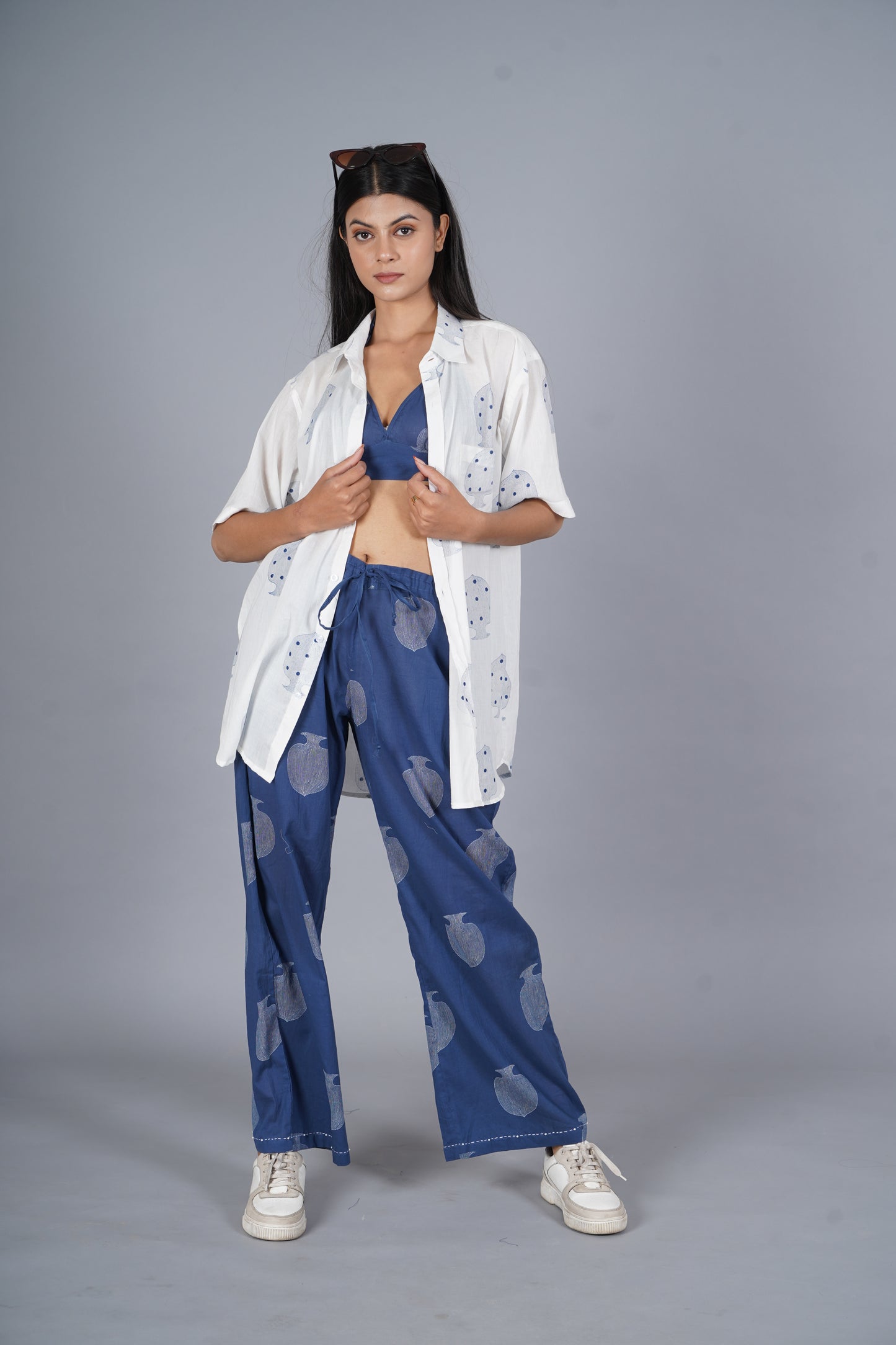 Earth blue pant