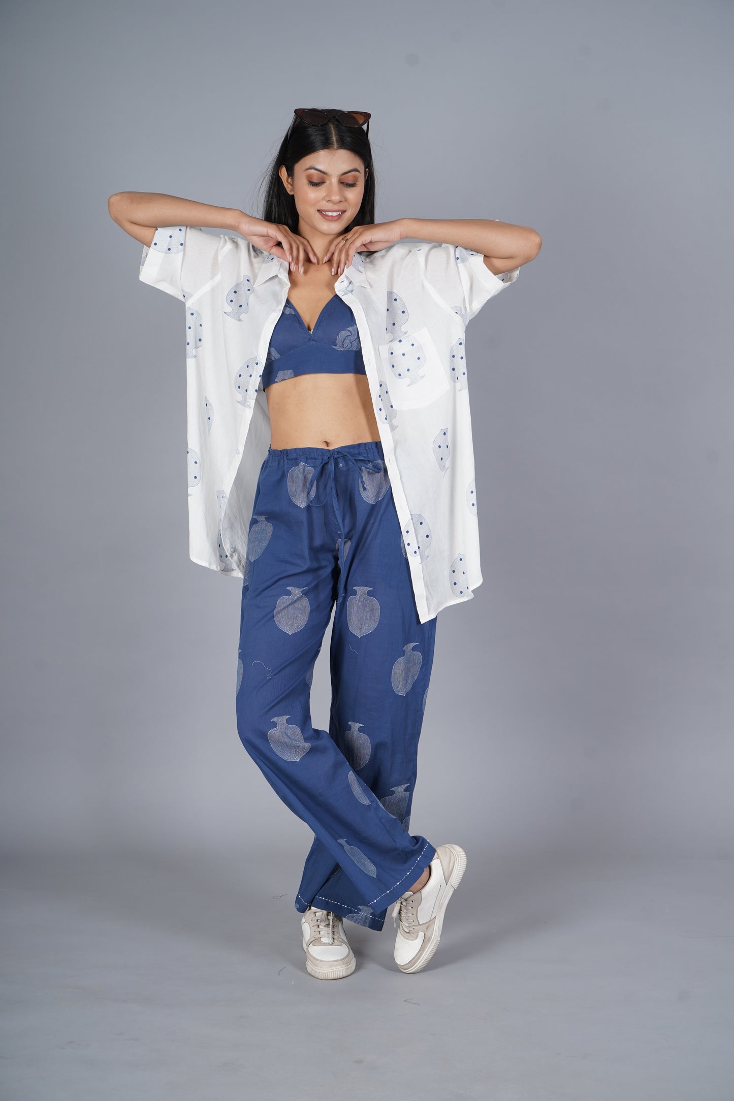 Earth blue pant