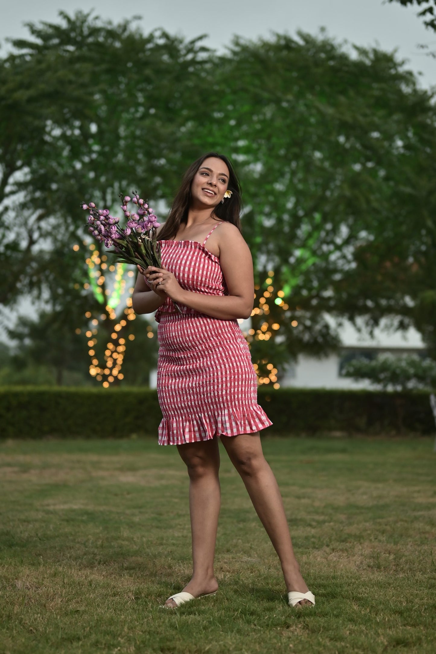 Senorita Pink Gingham Co Ord Set
