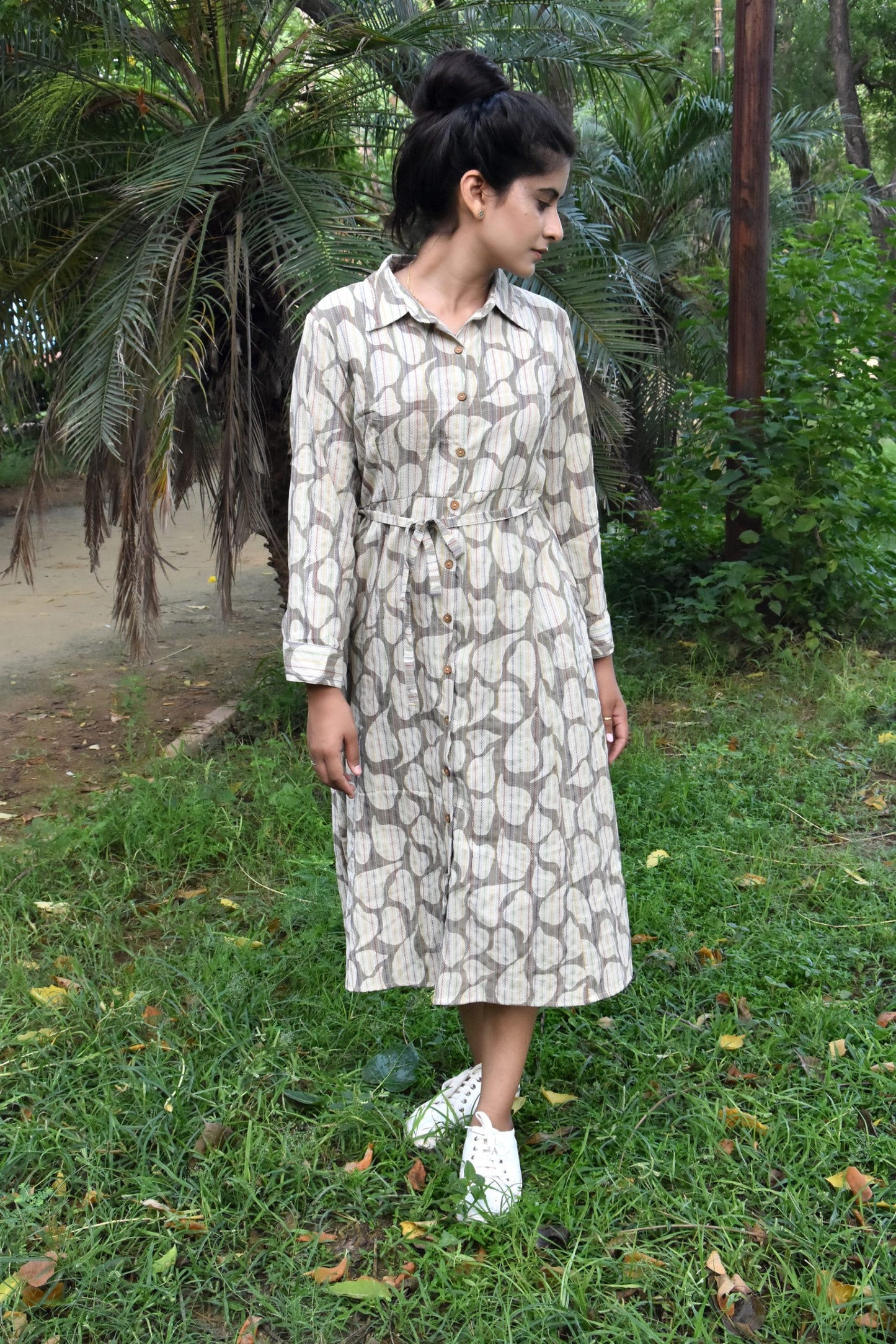 Grey Urvi Shirt Dress