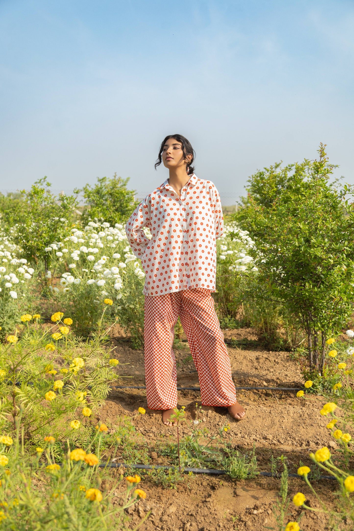 White Autumn Trail Shirt