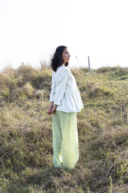 White Sienna Wrap Jacket Top