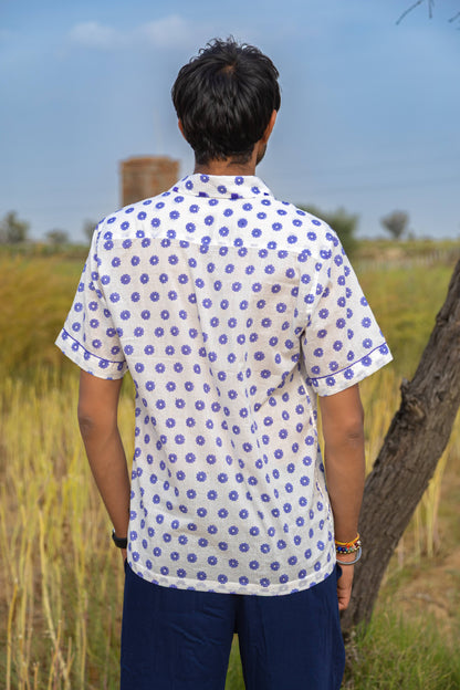Purpler Flower Mens Shirt