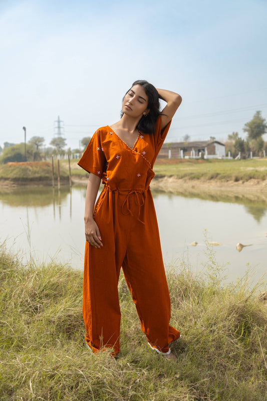 Rust Terra Jumpsuit