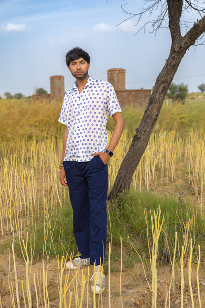 Purpler Flower Mens Shirt