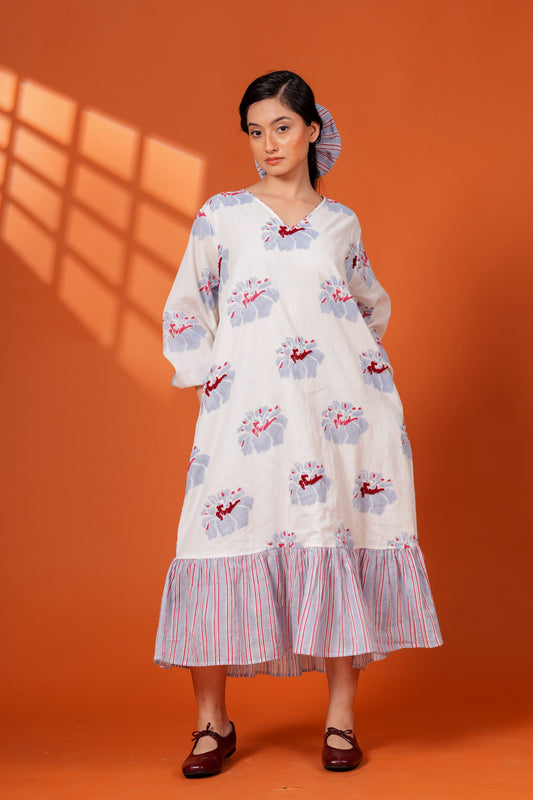 BLOOM RUFFLES DRESS