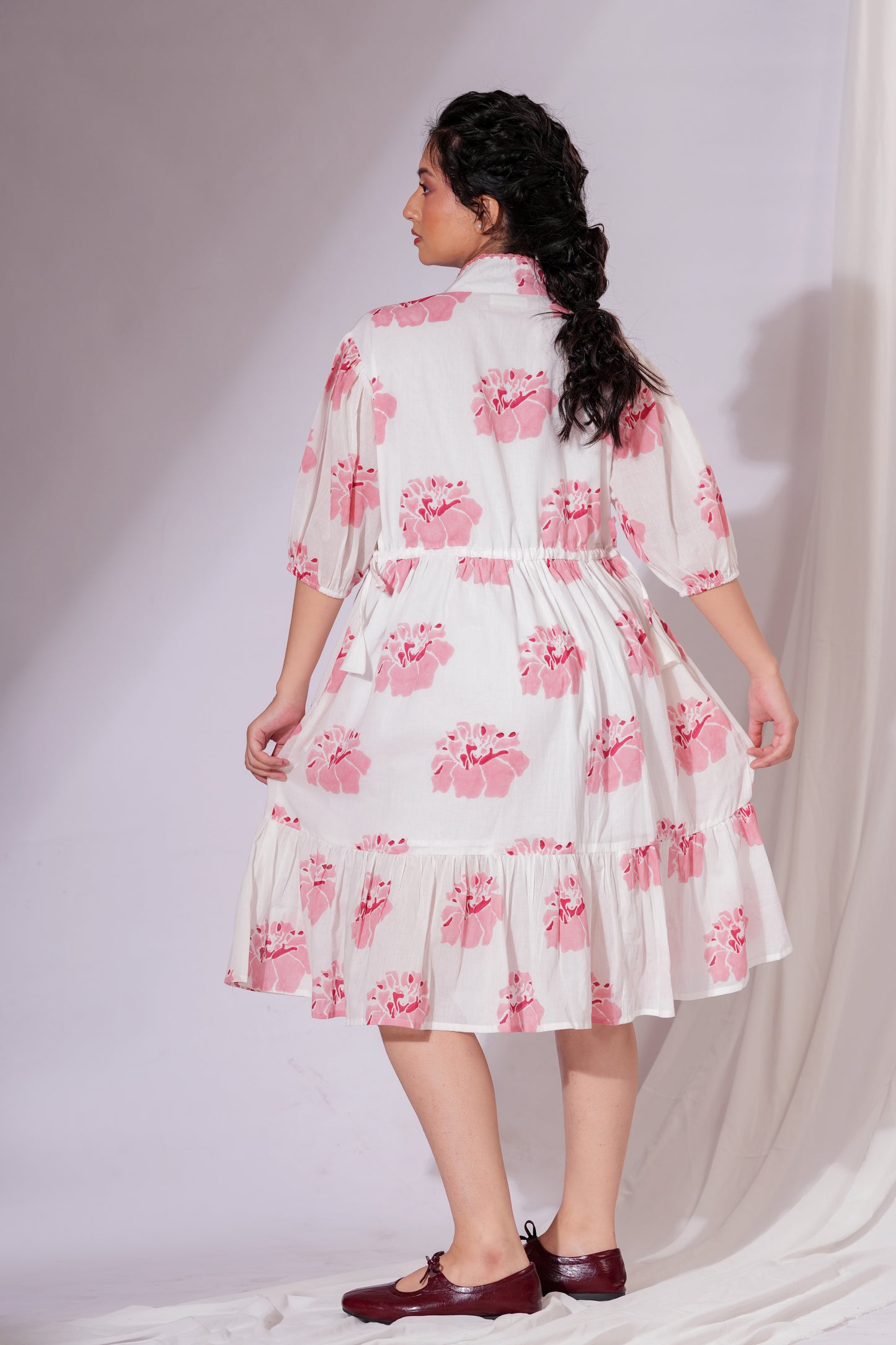 MANDARIAN COLLAR DRESS