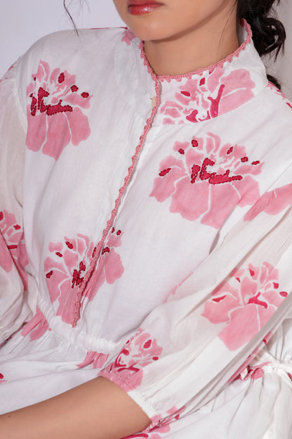 MANDARIAN COLLAR DRESS