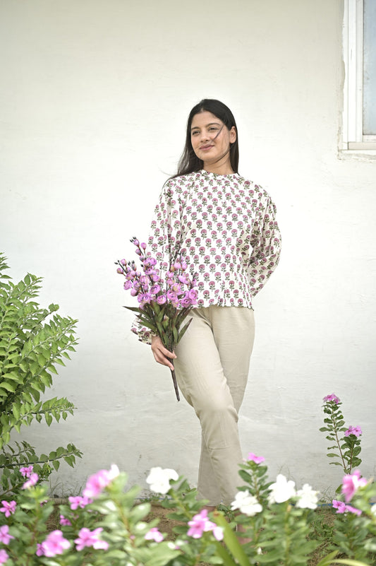 Naari Floral Blouse