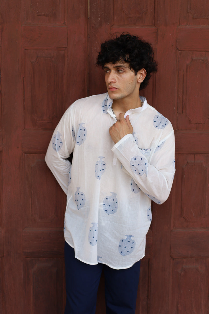 VIRAJ POMOGRANATE KURTA