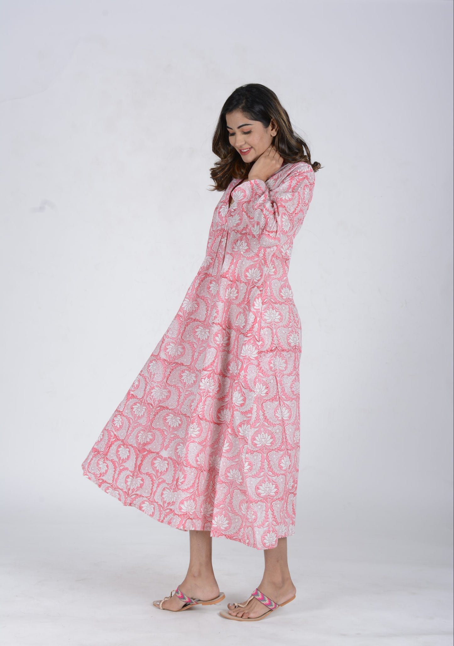 Classic Pink Floral Lolita Dress