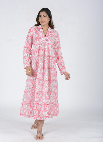 Classic Pink Floral Lolita Dress