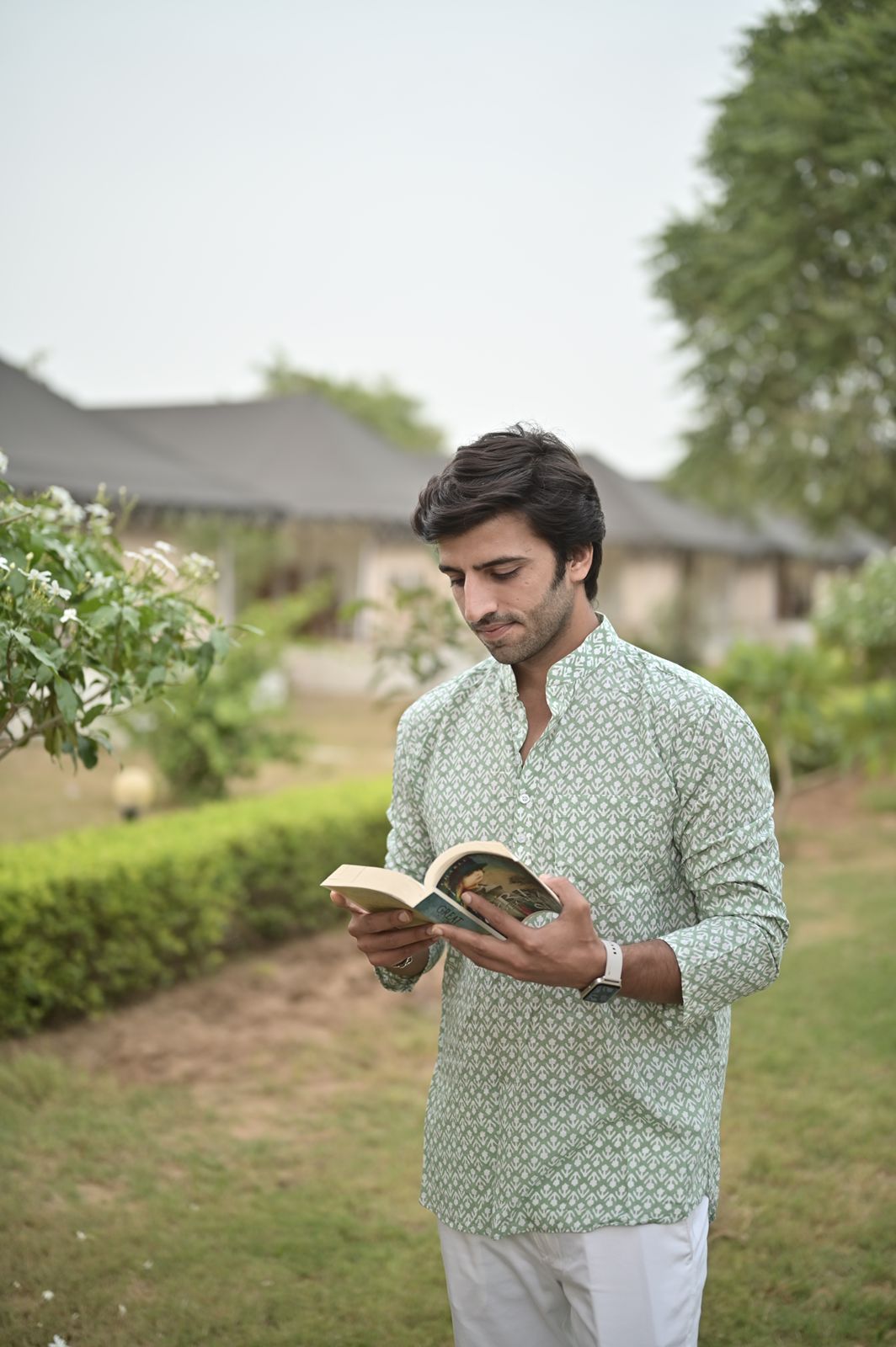 Green Men’s Kurta